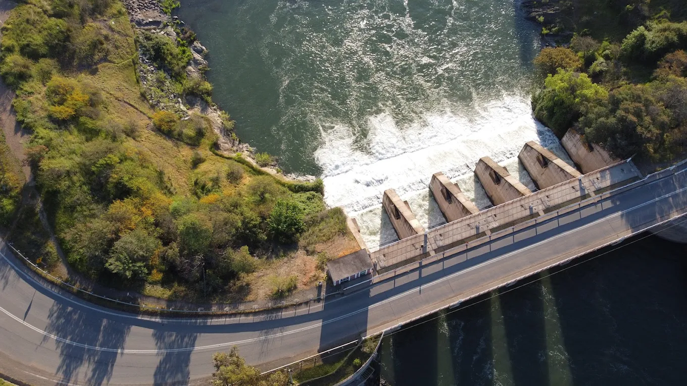 Atardecer en el Embalse